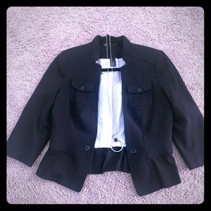 White House Black Market, size 8 black suit jacket